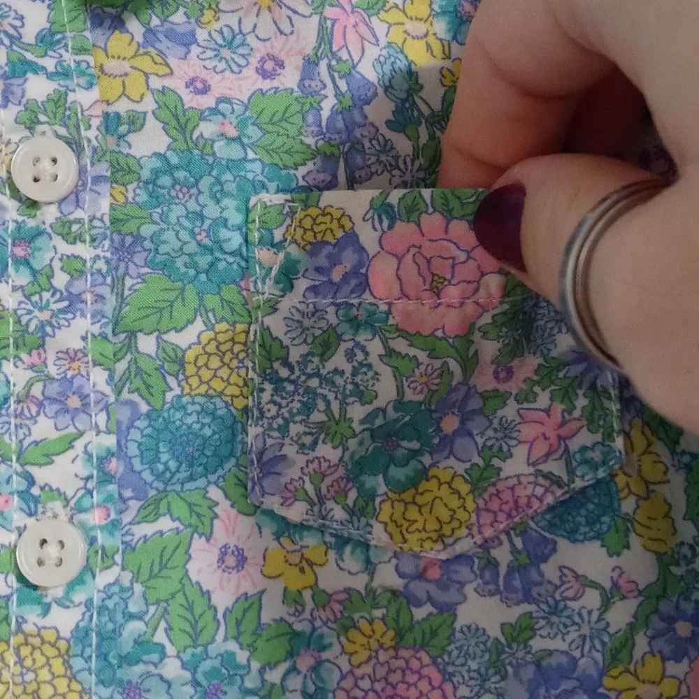 💐Carter's💐 - Multicolor Floral Poplin Button Down Top